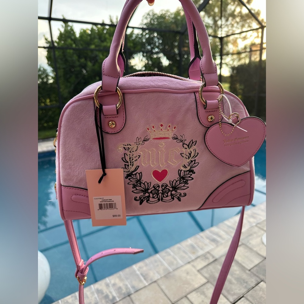 Juicy Couture Light Pink Satchel Bag